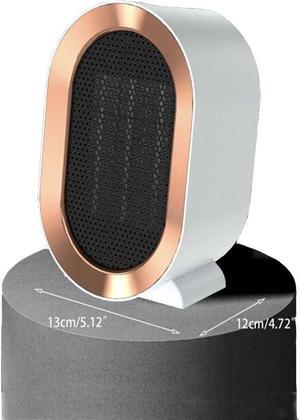 Electric Space Heater - 1200W Energy-Efficient Heater for Indoor Use. This two-speed portable heater fan is perfect for offices, providing adjustable warmth (White)