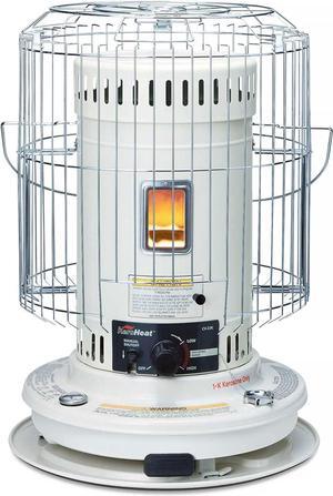 Sengoku CV 23K KeroHeat Efficient Indoor Outdoor Portable Travel Convection Kerosene Space Heater with Automatic Safety Shut Off, 23,500 BTU, White