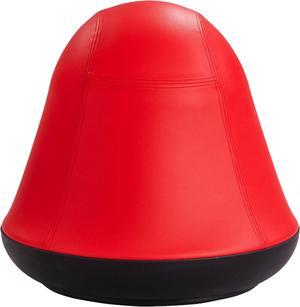 Safco Runtz Swivel Ball Chair for Kids, Anti-Burst, Exercise Ball Chair, 360° Rotation, Supports Movement, Better Posture and Balance, Red