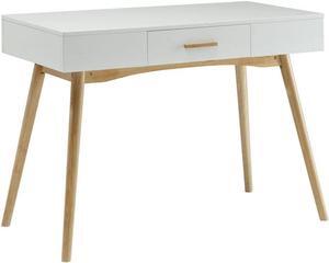 Convenience Concepts Oslo 1 Drawer Desk, White