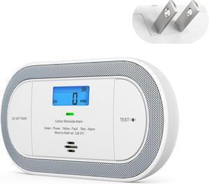X-Sense Plug-in Carbon Monoxide Detector, with AAA Battery Backup, XC0C-SA, 1-Pack