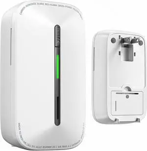 SITERWELL Plug in Carbon Monoxide Detector 10 Year Battery, CO Alarm Detector with Electrochemical Sensor and Sound Warning, AC Powered Portable Carbon Monoxide Detector for Home Office Travel,2-Pack