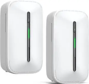 Ecoey Carbon Monoxide Detectors Plug-in with Advanced Electrochemical Sensor 10 Year Carbon Monoxide Detector Foldable Plug with Battery Backup CO Detector for Home and Kitchen FJ146A, 2Packs