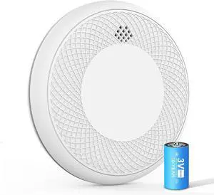 2-in-1 Smoke and CO Detector,Accurate Sensor with 10 Year Battery,Test Button and Loud 85 dB Alarm, Easy Installation,White (1 Piece)