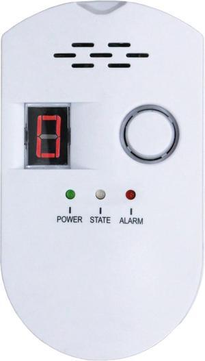 Natural Digital Gas Detector, Home Gas Alarm, Gas Leak Detector,High Sensitivity LPG LNG Coal Natural Gas Leak Detection, Alarm Monitor Sensor Home/Kitchen
