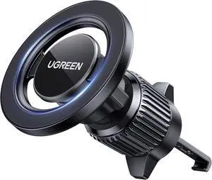 UGREEN Car Phone Mount for Magsafe Air Vent Car Mount Magnetic Phone Holder Compatible with iPhone 16 15 14 13 12 Pro Max, Strongest Magnet Black