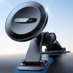 2025 Upgrade for MagSafe Car Mount [Strongest Dashboard Adhesive & 25N Magnetic] Cell Phone Holders for Your Car 360° Adjustable Phone Holder Mount for All Smartphones & Vehicles