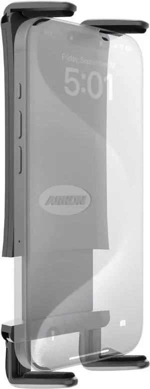 ARKON Mounts Slim-Grip Ultra Phone Holder Fits All Phones & Small to Midsize Tablets Fits Pedestals with Dual-T Patterns For iPad, iPhone, Samsung, Google, Nokia, & more