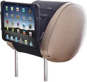 TFY Car Mount Universal Car Headrest Mount Holder with Silicon Holding Net Compatible with Both 4.5-6 Inch Phones and 7-10.5 Inch Tablets