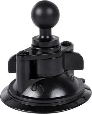 Suction Cup Base Mount with 25mm/1" Ball,Compatible with RAM Mounts and Other B Size Double Ball Socket Arm