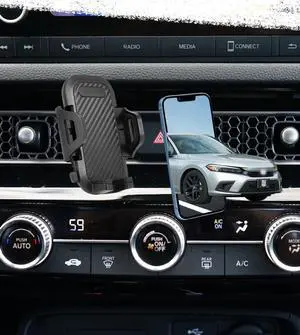 Civic Phone Mount Civic Phone Holder for 2025 2024 2023 2022Civic Accessories Compatible for All Cell Phones