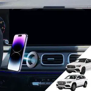 for Mercedes-Benz GLE GLS Phone Mount 2025 Magnetic GLE Phone Holder for 2020-2026 GLE/GLS Accessories GLE/GLS Phone Holder for Mercedes-Benz GLE GLS Phone Mount 2025 Magnetic GLE Phone Holder for 2020-2026 GLE/GLS Accessories GLE/GLS Phone Holder