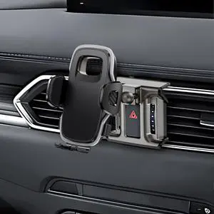 ELOHEI for Mazda CX5 Phone Holder with Custom Base, Car Phone Holder for 2017-2024 Mazda CX5 Accessories, Specifically Design Mazda CX5 Phone Mount for 4.7-7 in Phones