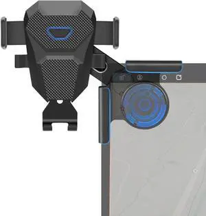 FIILINES Phone Holder for 2021-2025 Ford Mustang Mach-E, Center Control Touch Screen Phone Mount for Mustang Mach-E Accessories Navigation Bracket Cellphone Holder Fit All Phones