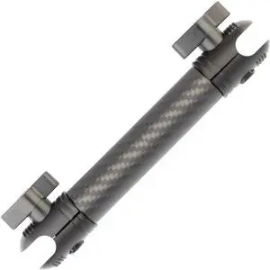 Bulletpoint Mounting Solutions Dash Mount 10cm Arm Compatible with iPhone and Android Smartphones - Fits 20mm Attachment Ball (Matte Black Carbon Fiber)