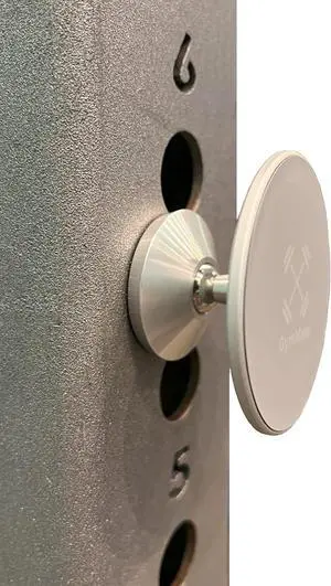 Magnetic Phone Mount Holder Compatible with MagSafe. Attaches magnetically to Metal Surface. Shoot Hands-Free Videos While Working Out. Stable & Secure. Compact Size.