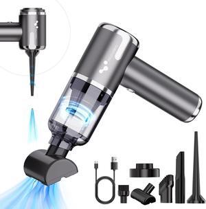 helloleiboo Mini Vacuum Cleaner 8000PA Handheld Vacuum Cordless 3 in 1 Portable Car Vacuum Rechargeable Handheld Car Vacuum Cleaner Dust Collector Blower Hand Pump for Home