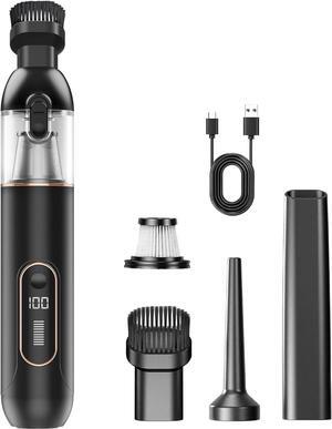 Car Vacuum, Mini Portable Cordless Handheld Vacuum, Type-C Charge 20000PA Suction Power, 2 Suction Modes Cleaner for Car, Office, Home, Black