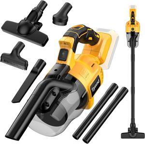 Cordless Vacuum for Dewalt 20V Battery, Handheld Vacuum Cleaner with Washable HEPA Filter, Powerful Suction Cleaner for Car, Carpets, Furniture (Battery Not Included)