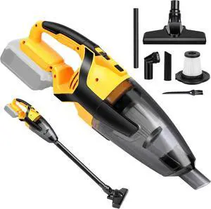 Cordless Vacuum Cleaner Compatible with DEWALT 20V Battery (Battery NOT Included), Handheld Vacuum for Home, Boat, Workshop, Car, Pet Hair, Furniture-Tool Only