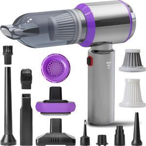 CARTMAN Handheld Car Vacuum Cleaner Cordless with Brushless Motor, 18000Pa Vacuum Cleaner and Air Duster, High Power Handheld Car Vacuum Cleaner with Multi-Nozzles for Car, Home, Pet
