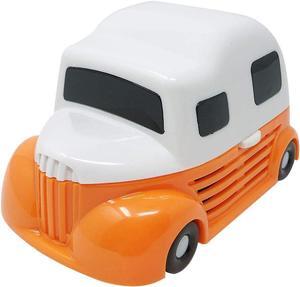 allydrew Cute Portable Mini Vacuum Cleaner for Home and Office, Orange Truck