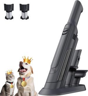 2025 Upgraded Handheld Vacuum Cordless, Lightweight 1.4lb with Powerful Suction, Charging Dock, Single Touch Empty and Detachable Dust Cup, Portable Mini Car Vac for Home Pet Car