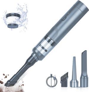 Handheld Vacuum, 13000Pa Cordless Vacuum, 120W High Power Dry Car Vacuum Cleaner with Multi-Nozzles, Compact Mini Home for Office Pet