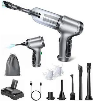 Handheld Vacuum Cordless Mini Vacuum Cleaner Dust Busters Rechargeable Portable Wireless Handheld Vacuum 15000PA Strong Suction for Car and Home Cleaning