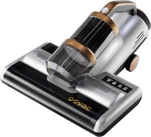 Mattress Vacuum BED CLEANER with UV-C LIGHT, 14kPa Suction, DUAL FILTERS & Dual Rollers, Furniture Handheld Vacuum Cleaner Dust Sensor, CORDED HANDHELD VACUUM for SOFA, Fabric & PET HAIR