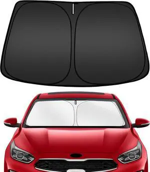 ARISMOTOR Windshield Sun Shade for Kia Forte 2019-2024, Custom Fit Foldable Front Window Sunshade Sun Visor Protector, Block UV Rays Keep Your Car Cooler