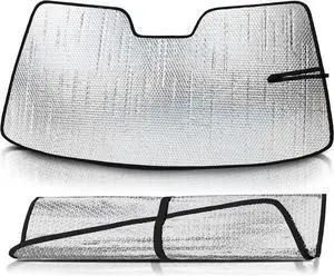 Autotech Park Sunshade Compatible with 2010-2016 Cadillac SRX Front Windshield, Custom-fit Sunshade