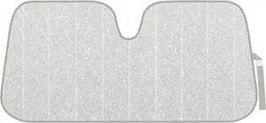 Motor Trend Glitter Windshield Sun Shade - Car Sun Visor Sun Shade for Windshield - Car Window Shades for SUV & Truck - Dash Cover Sun Protection Window Shade Accessories - 58" x 27"