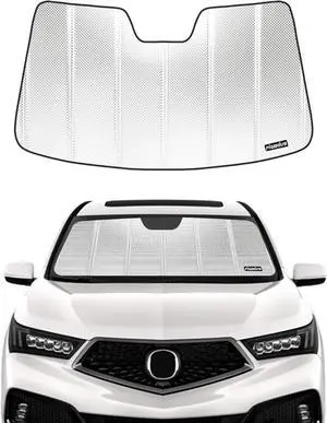 Windshield Sun Shade for 2014-2020 Acura MDX. Front Window Sunshade with Storage Bag