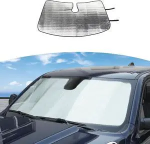 RT-TCZ for RAM Windshield Sun Shade Screen for Dodge RAM 1500 2500 3500 2018-Present Front Sunshade Sun Visor Mat