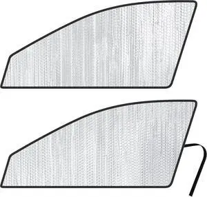 YelloPro Side Window Front Seat Sunshade (Set of 2) Custom Fit for 2015 2016 2017 2018 2019 2020 2021 2022 2023 Ford Mustang Convertible, Shelby GT350 GT350R, EcoBoost GT Premium Bullitt V6