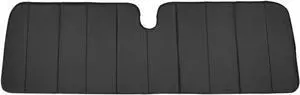 Sun Shade Fits 1987-2021 Jeep Wrangler JK, JL, CJ, YJ, TJ & 2020-2021 Jeep Gladiator, Custom Fit Windshield Foldable Accordion UV Protection 53 x 16.5 inches