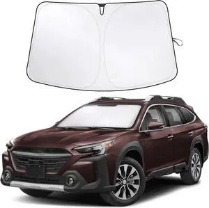 Econour Windshield Sun Shade for 2020-2025 Subaru Outback Wagon Custom Fit Sunshade Sun Visor Protector Foldable Blocks UV Rays Keep Your Car Cooler