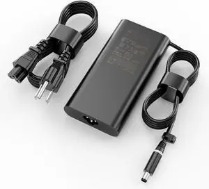 GaN 180W 9.23A 19.5V Charger Adapter Compatible with Dell Precision 7680 7670 7770 7780 LA180PM210 HA180PM210 DA180PM210 AC Power Supply Adapter