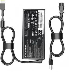 135W Charger for Lenovo Thinkpad X1 Extreme Gen 1 2 3 4 5 4X20E50558 888015027 ADL135NDC3A Laptop Adapter Slim Tip