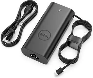 100W USB C Laptop Charger Compatible with Dell Precision 3580 3581 3590 3591 5480 5680 3480 Latitude 7640 7340 7440 5440 5540 9440 5340, Inspiron 14 16 5430 7430 7440 5630 Power Cord