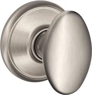 Schlage F10 V SIE 619 Sienna Door Knob, Hall & Closet Passage Lock, Satin Nickel