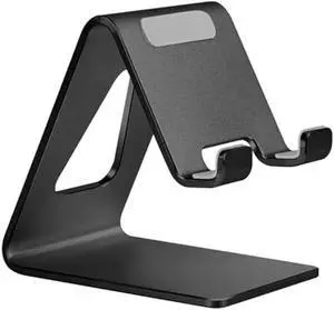 Cell Phone Stand for Desk, Desktop Phone Holder, Aluminum Mobile Phone Stand for iPhone 15 14 13 12 pro Mini 11 X Xr Xs max 8 7 6 6s Plus Samsung Galaxy S21 Ultra All Smart Phones, Black Cell Phone Stand for Desk, Desktop Phone Holder, Aluminum Mobile Phone Stand for iPhone 15 14 13 12 pro Mini 11 X Xr Xs max 8 7 6 6s Plus Samsung Galaxy S21 Ultra All Smart Phones, Black