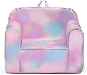 Delta Children Cozee Chair for Kids for Ages 18 Months and Up, Tie Dye