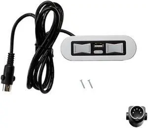 Uetmulik Power Recliner Lift Chair Emomo 5 Button 5 Pin Hand Control Model HX90HU Replacement with USB