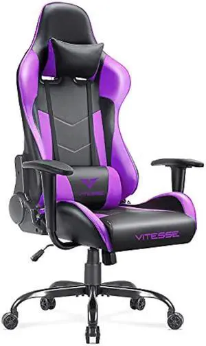 VIT Ergonomic Gaming Chair for Teens, 330 lbs PC Computer Gamer Chair Adults, Racing Gaming Office Chair, Silla Gamer Height Adjustable Swivel Chair with Lumbar Support and Headrest