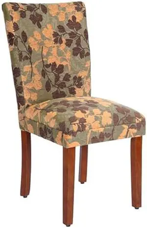 Homepop Home Decor | K1136-F975 | Classic Upholstered Parsons Dining Chair | Single Accent Dining Chair, Brown Woven