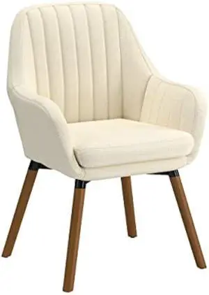 Roundhill Furniture Tuchico Contemporary Fabric Accent Chair, Arm Rest, Tan