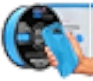 ATARAXIA ART Flexible PLA Filament 1.75mm, 3D Printer Filaments 1Kg/2.2lb Spool, Easy Than TPU Extruder,89A Shore Hardness,Patent Formula, Accuracy +/-.03mm, with Filament Storage Bags, FPLA Sky Blue