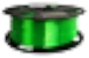 Translucent Green PETG Filament 1.75 mm 1KG 3D Printer Filament 2.2LBS Spool 3D Printing Materials Fit Most FDM Printer Easy to Print CC3D Grass Green Color
